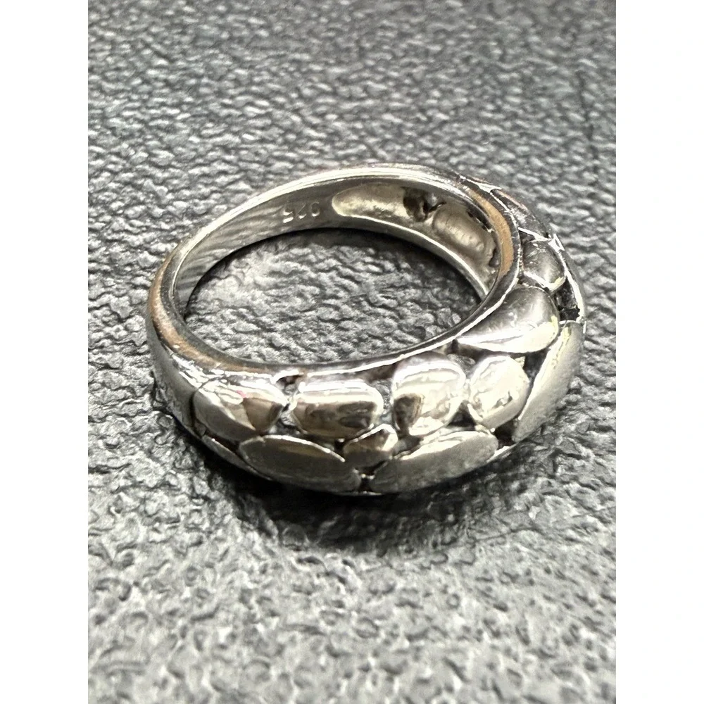 Band Ring Sterling Silver 925 Size 6 (some Scratches)